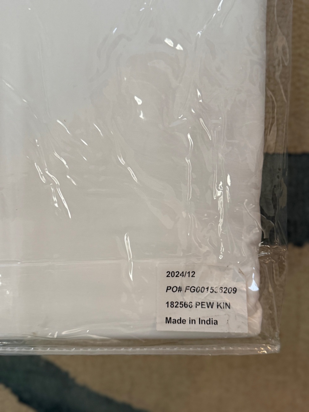 Frontgate Leora Duvet Cover - King - Pewter - NWT - Picture 9 of 15
